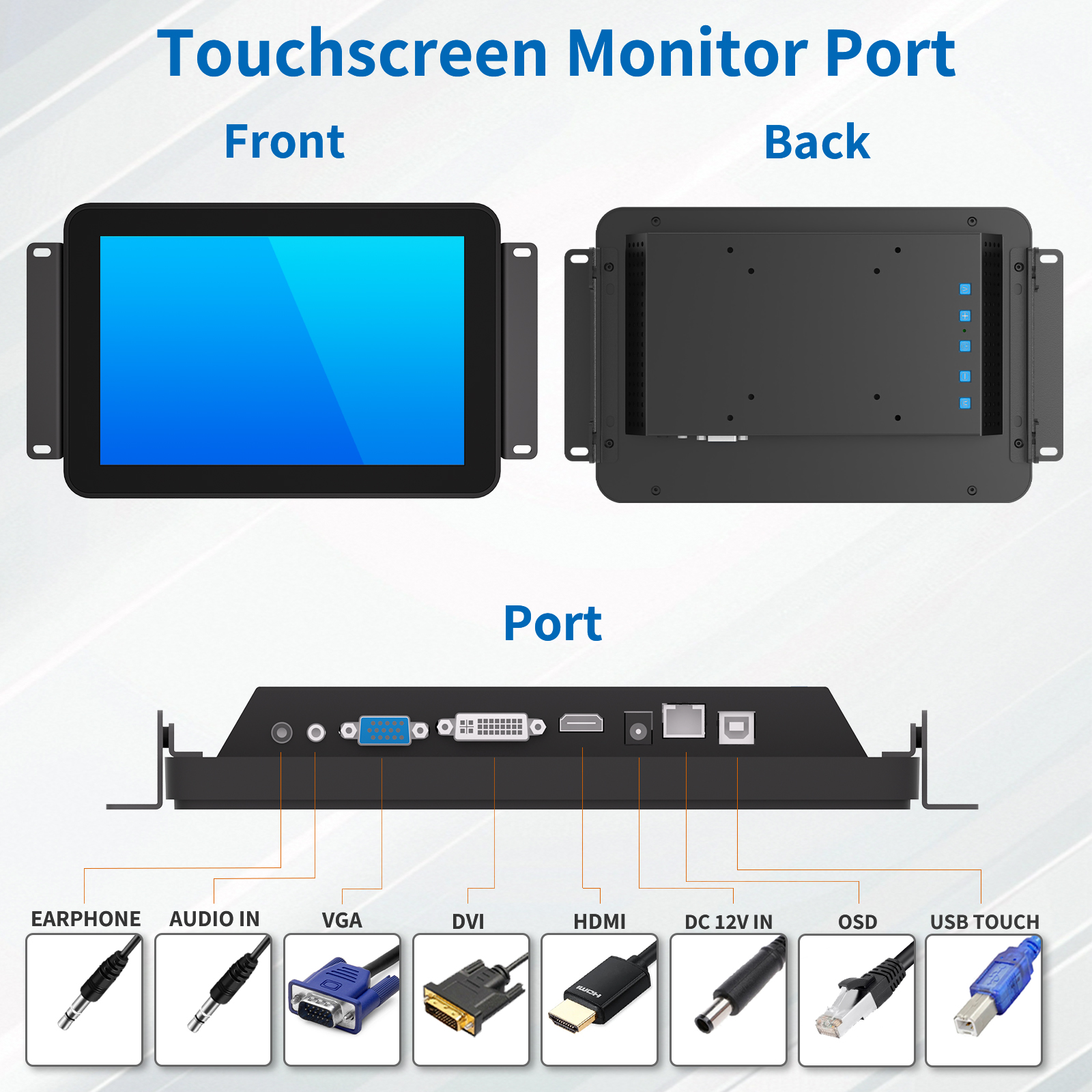 10.1" Open Frame Touch Monitor(2S Series)