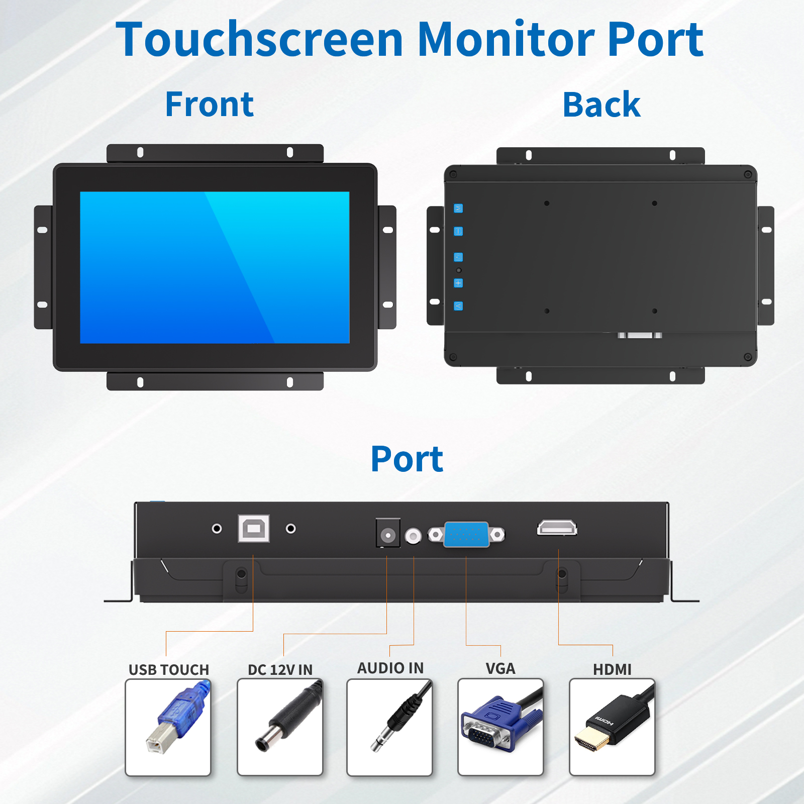 8" Open Frame Touch Monitor(2S Series)