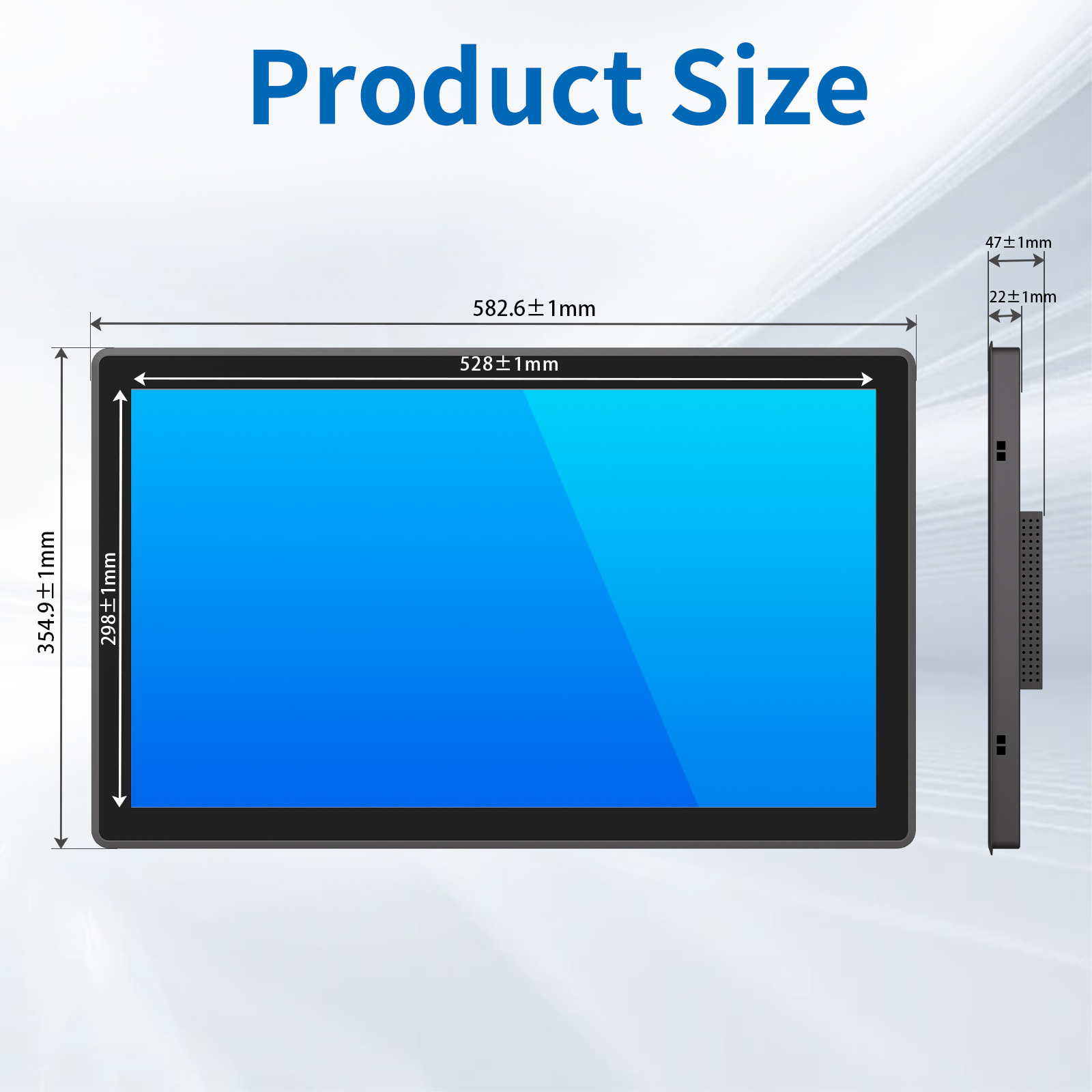 23.8" Industrial PCAP Touch Monitor(3K Series)