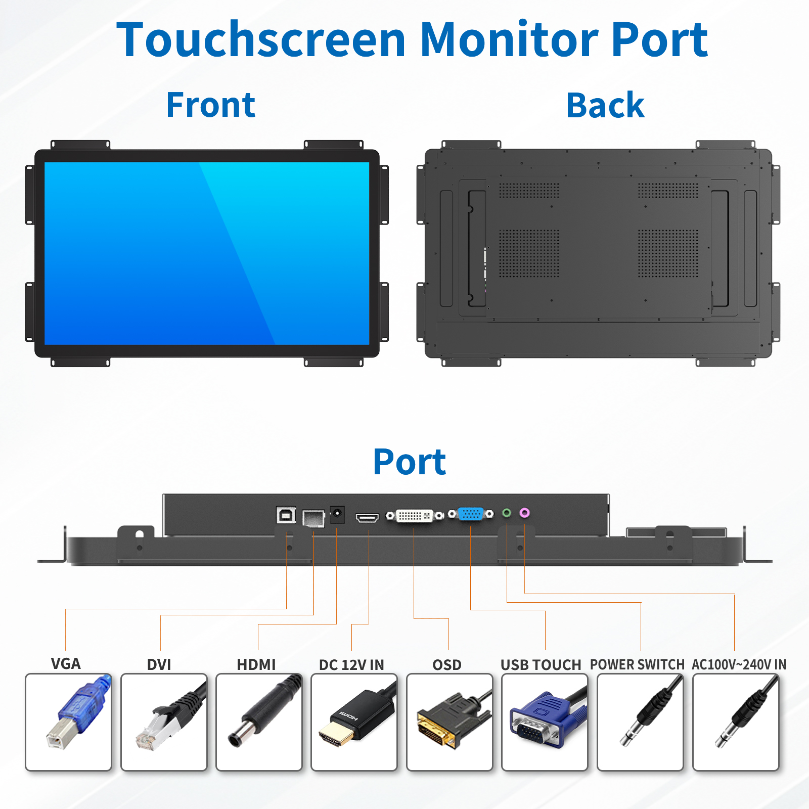 32" Open Frame Touch Monitor(2S Series)