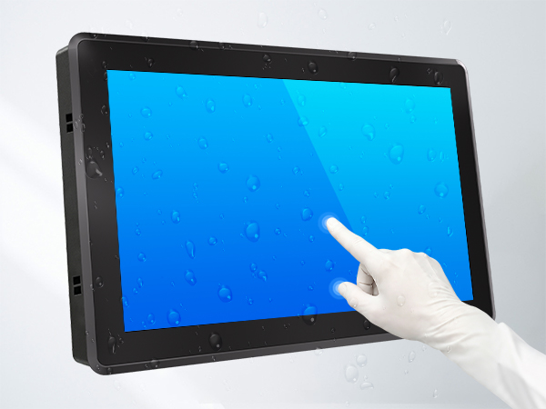 P65 waterproof capacitive touch display for industrial use