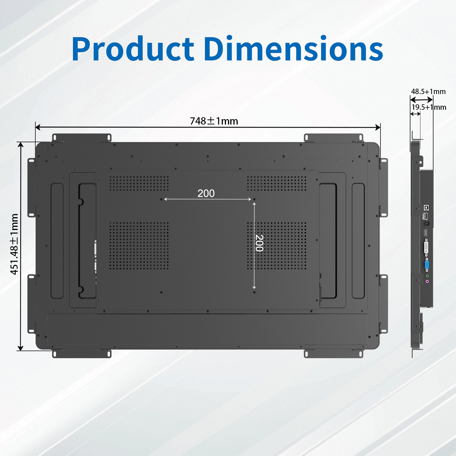 32" Open Frame Touch Monitor(2S Series)