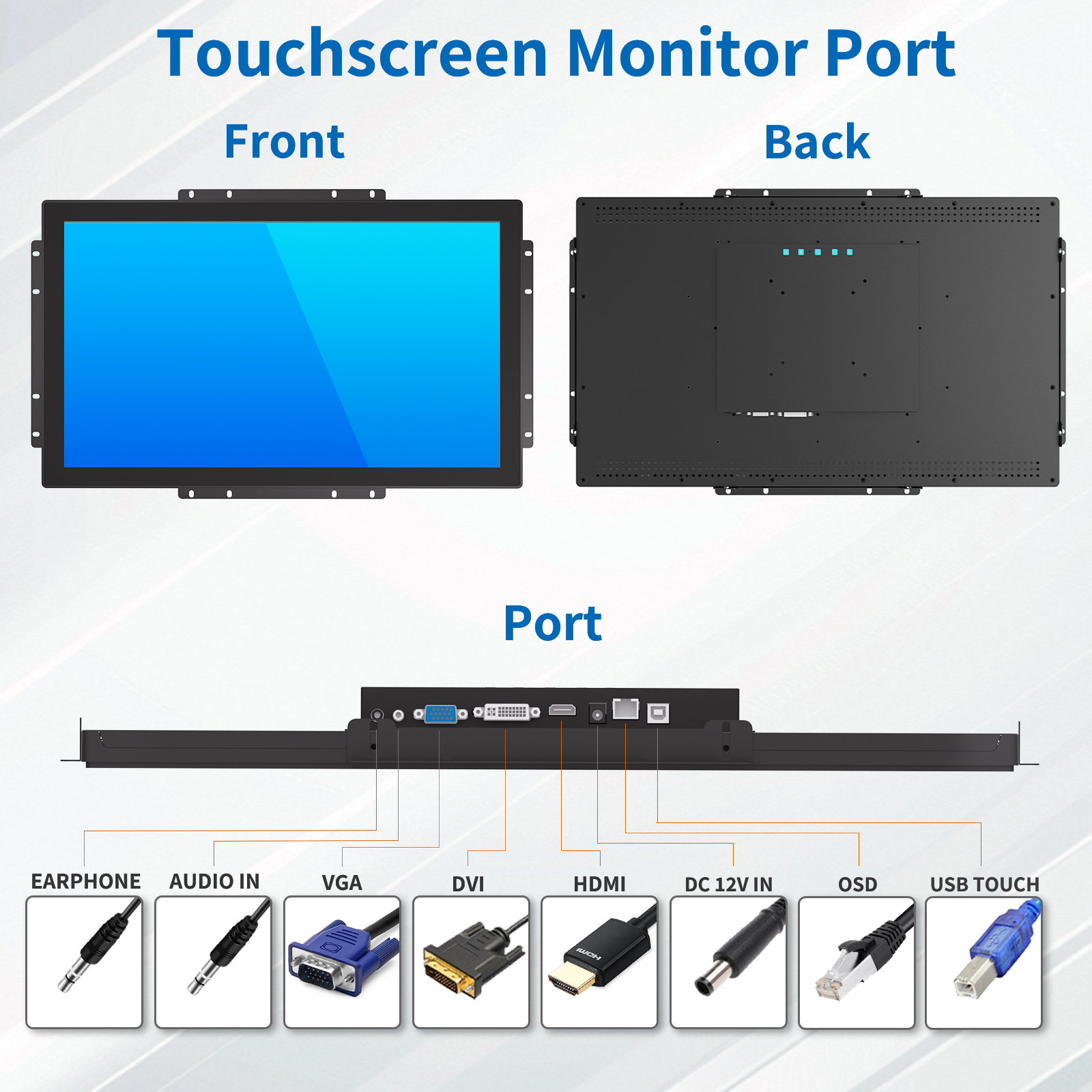 21.5" Open Frame Touch Monitor(2S Series)