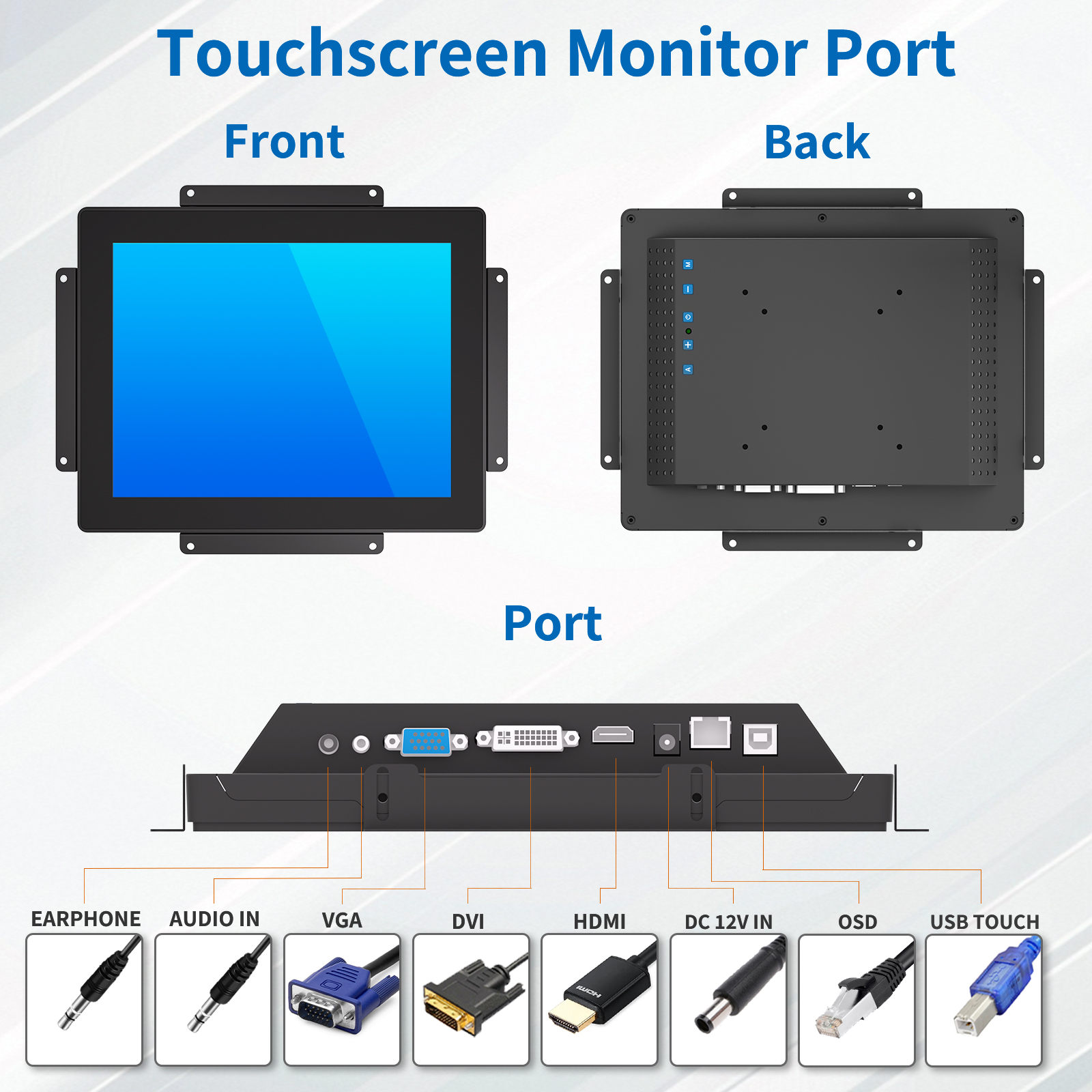 10.4" Open Frame Touch Monitor(2S Series)