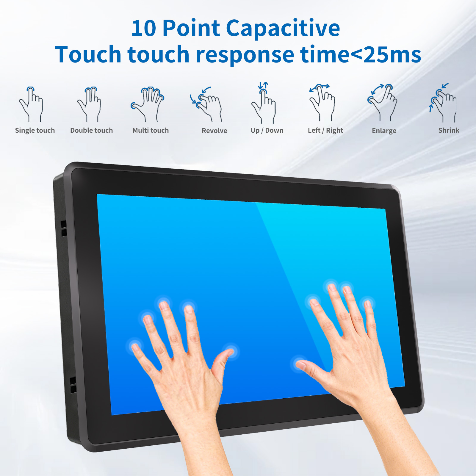 13.3" Industrial PCAP Touch Monitor(3K Series)