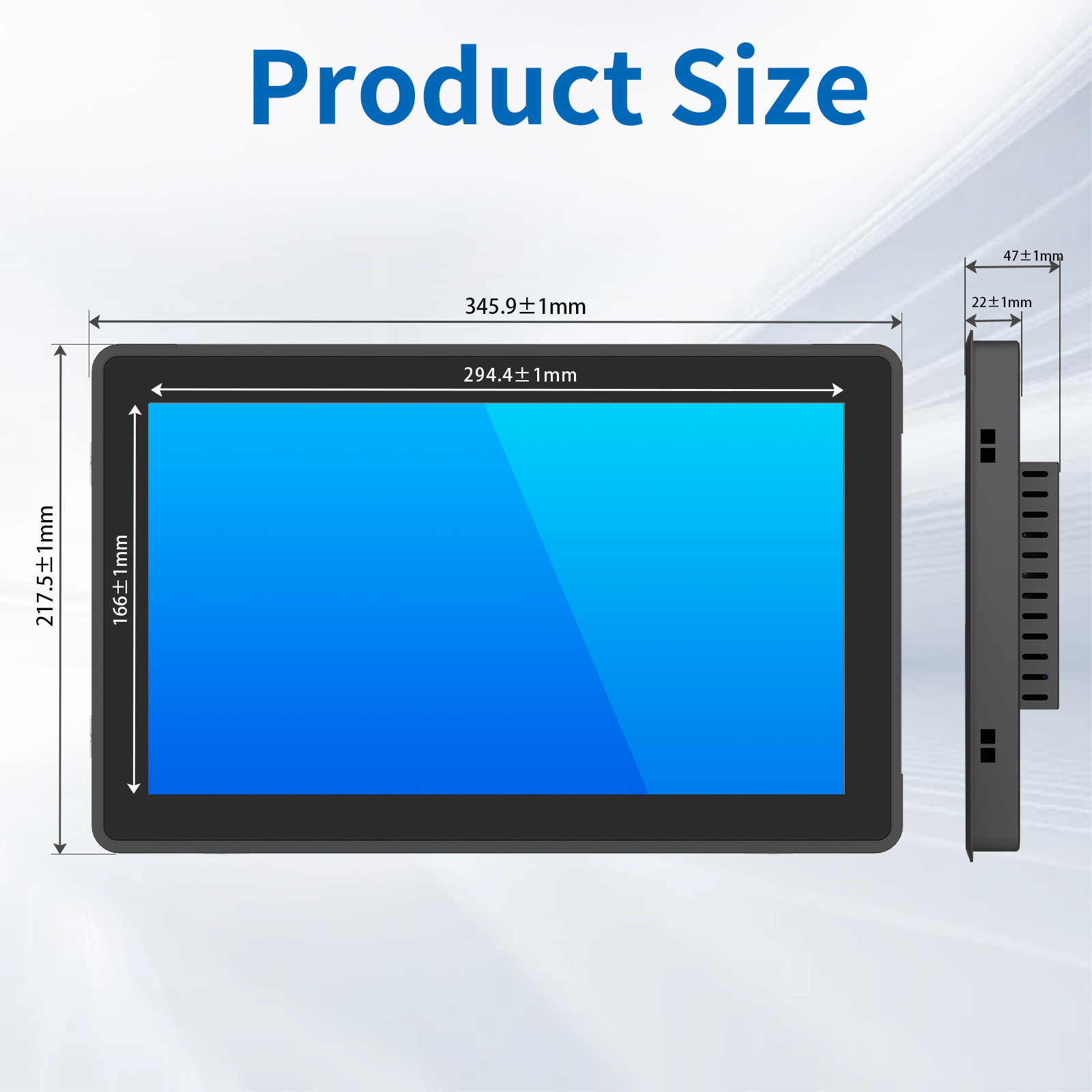 13.3" Industrial PCAP Touch Monitor(3K Series)