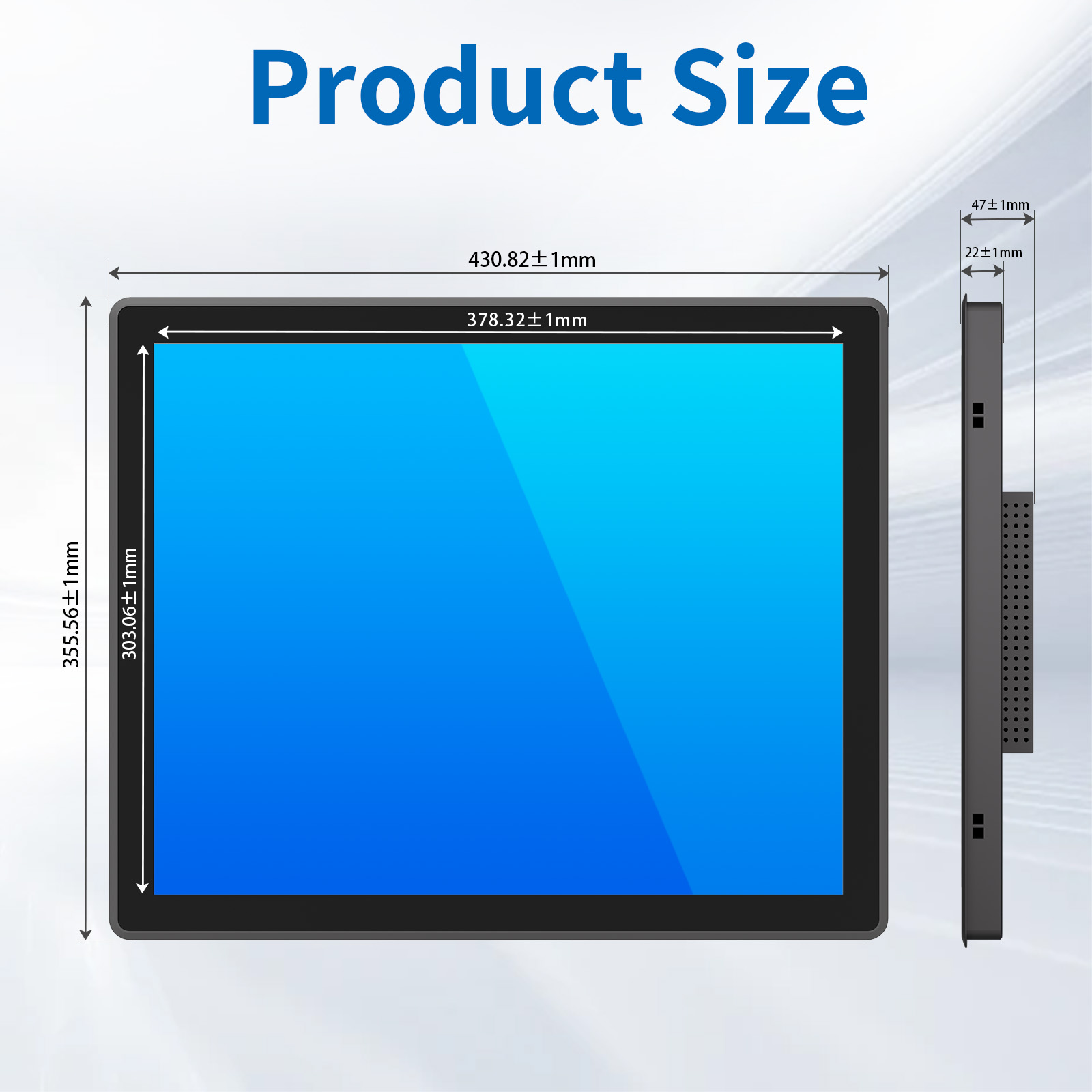 19" Industrial PCAP Touch Monitor(3K Series)
