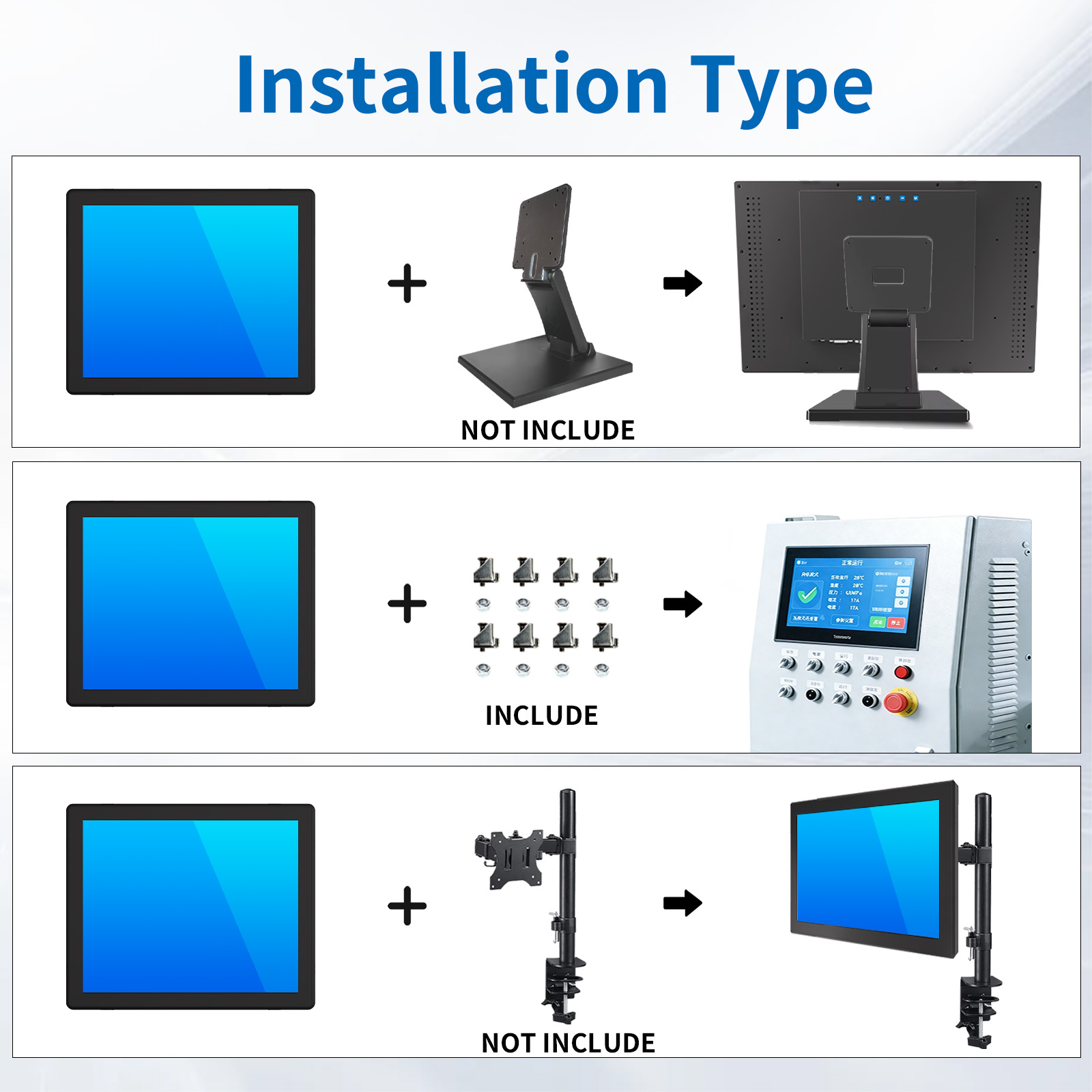 19" Industrial PCAP Touch Monitor(3K Series)