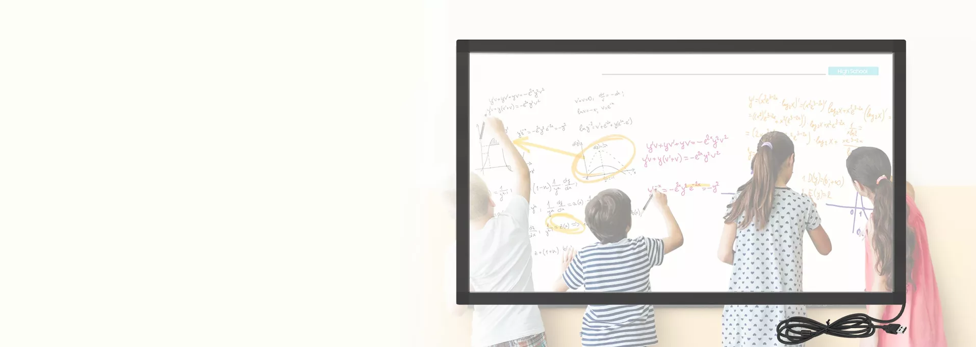 Large-format multi-point infrared touch frame