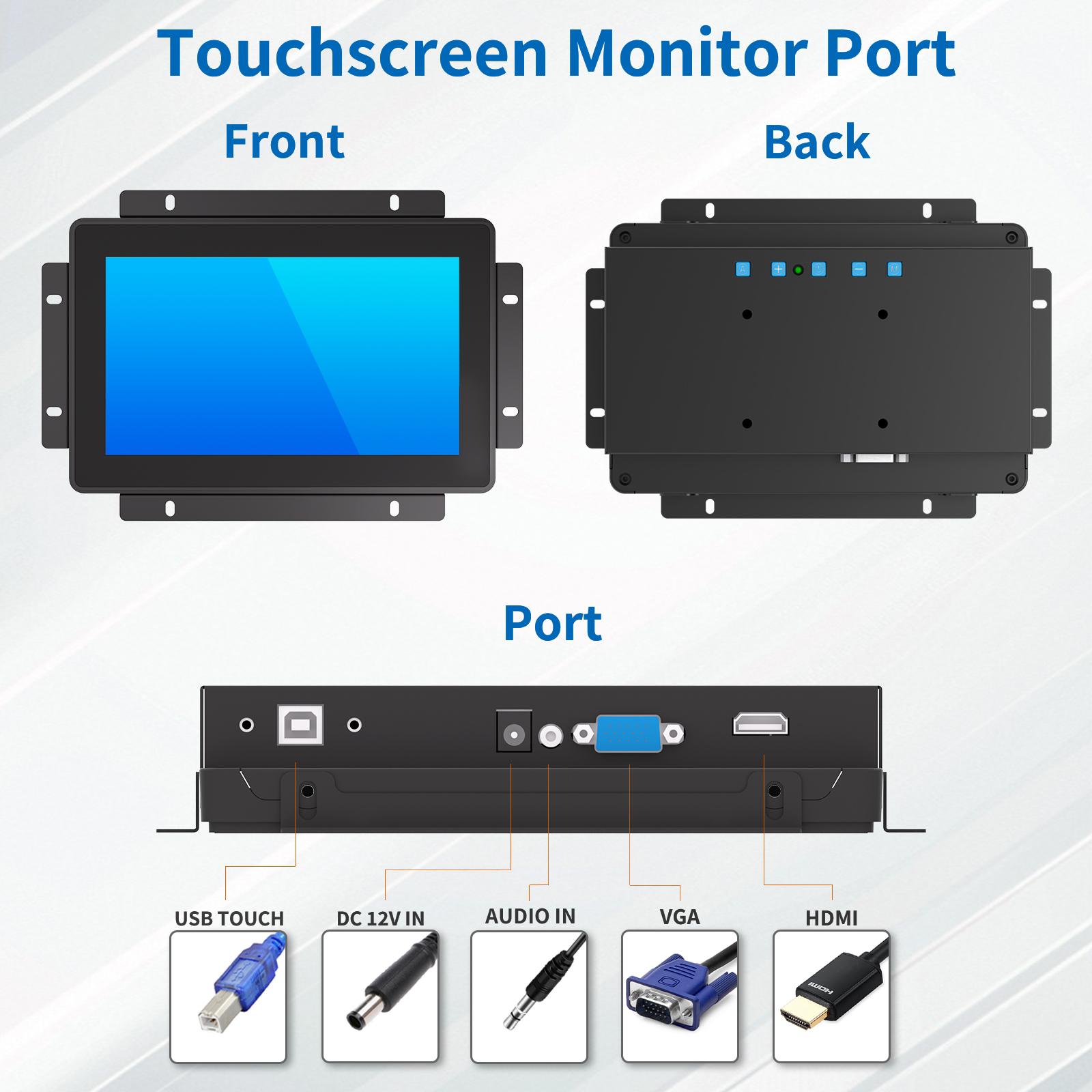 7" Open Frame Touch Monitor(2S Series)
