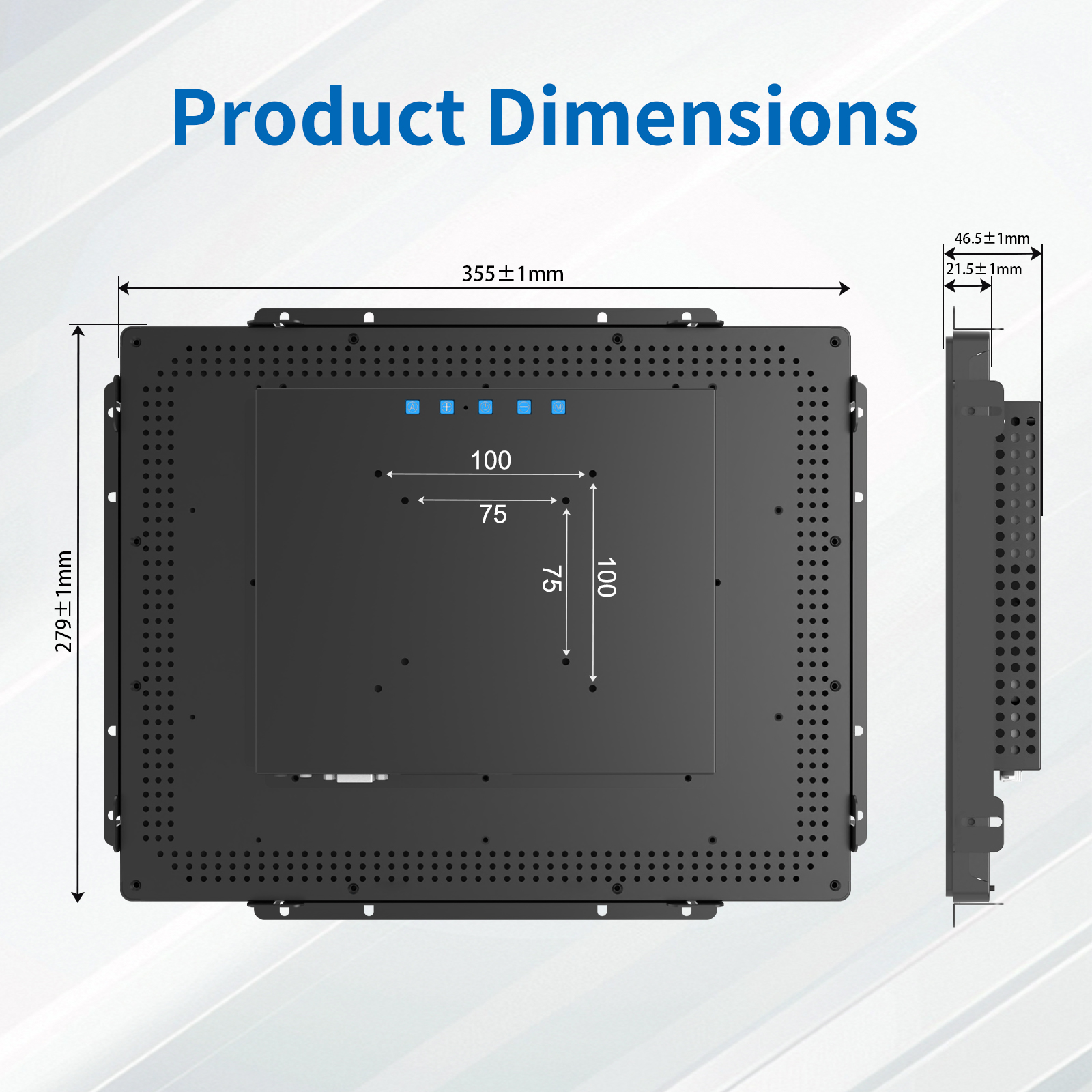 15" Open Frame Touch Monitor(2S Series)