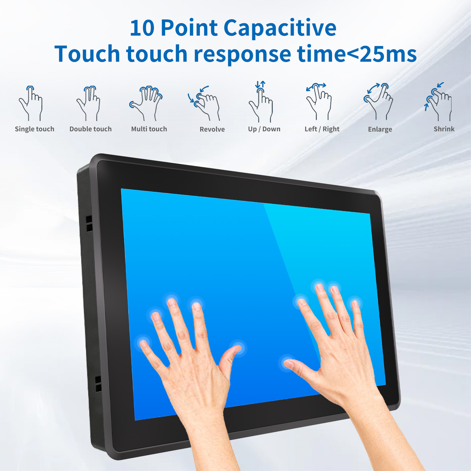 15" Industrial PCAP Touch Monitor(3K Series)