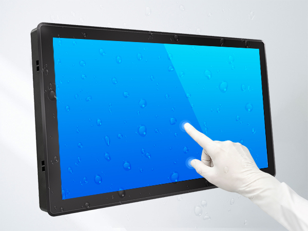 IP65 waterproof capacitive touch display for industrial use