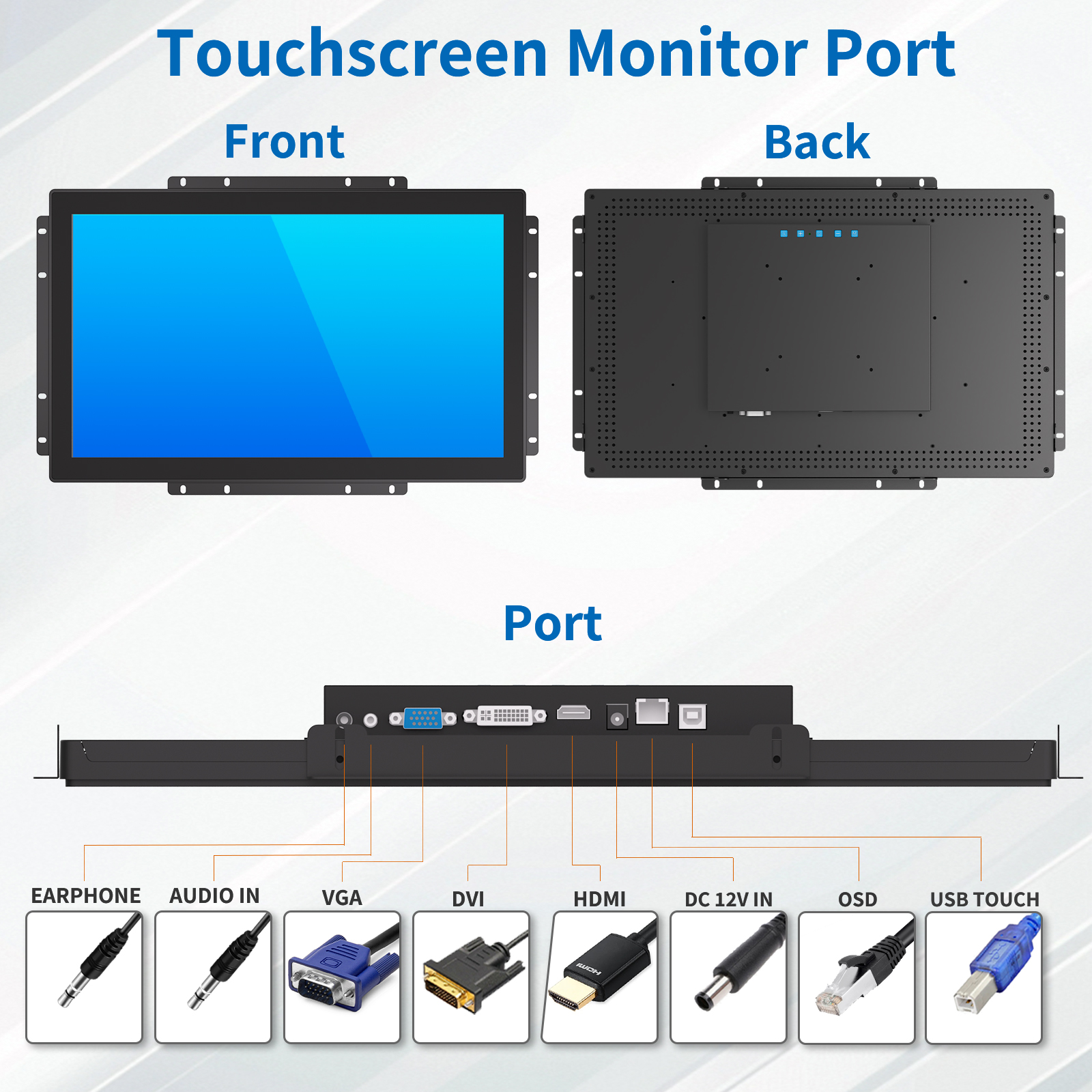 18.5" Open Frame Touch Monitor(2S Series)