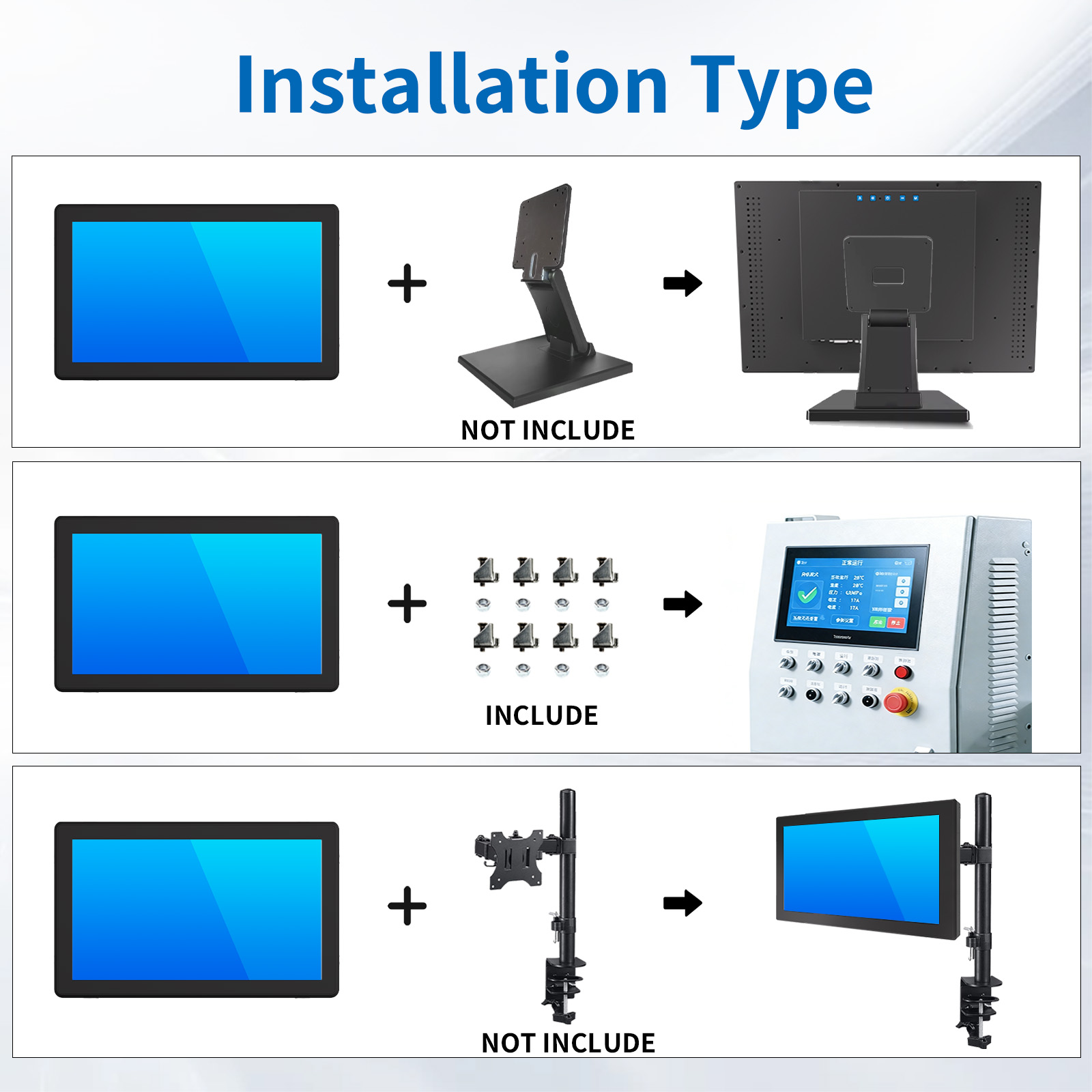 21.5" Industrial PCAP Touch Monitor(3K Series)