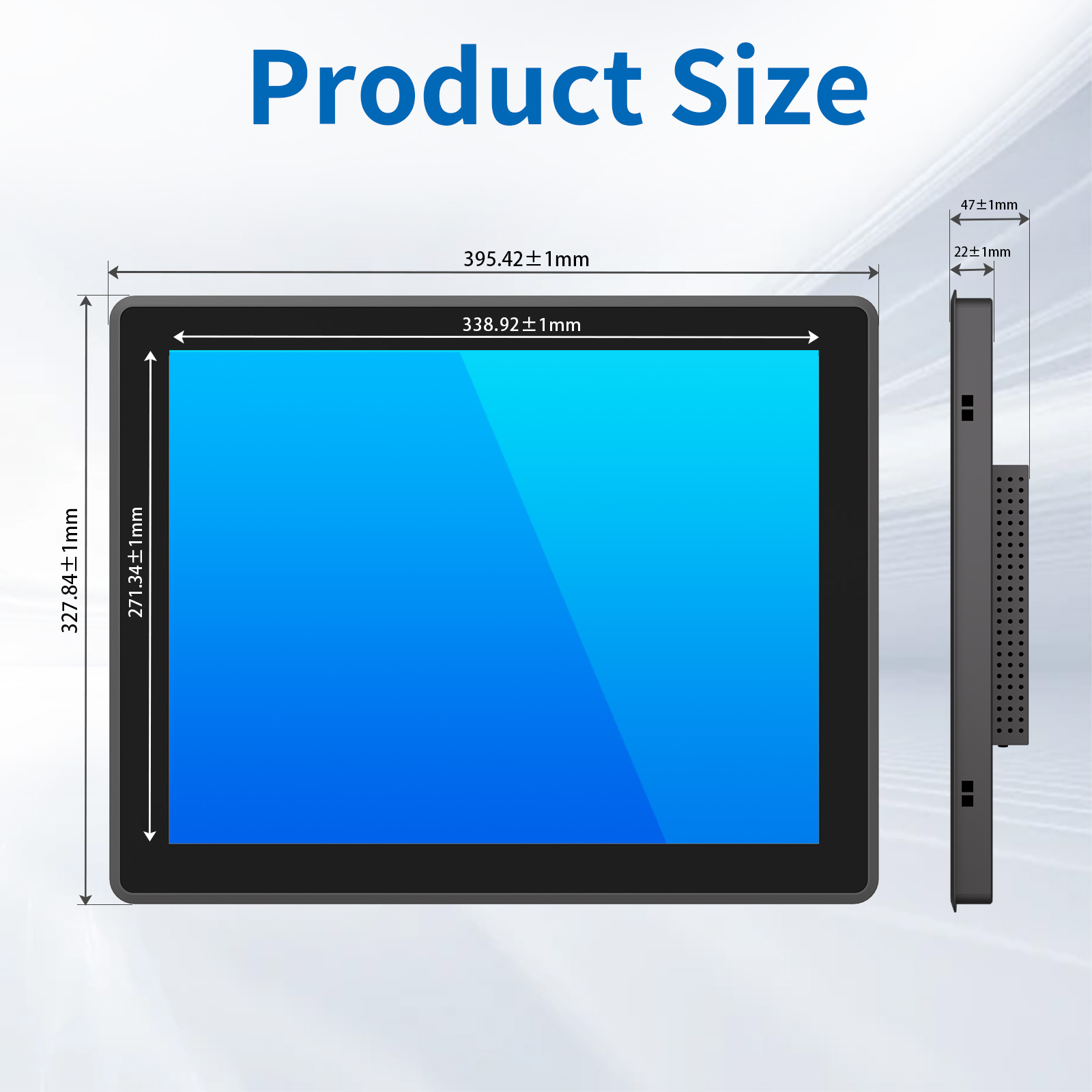 17" Industrial PCAP Touch Monitor(3K Series)