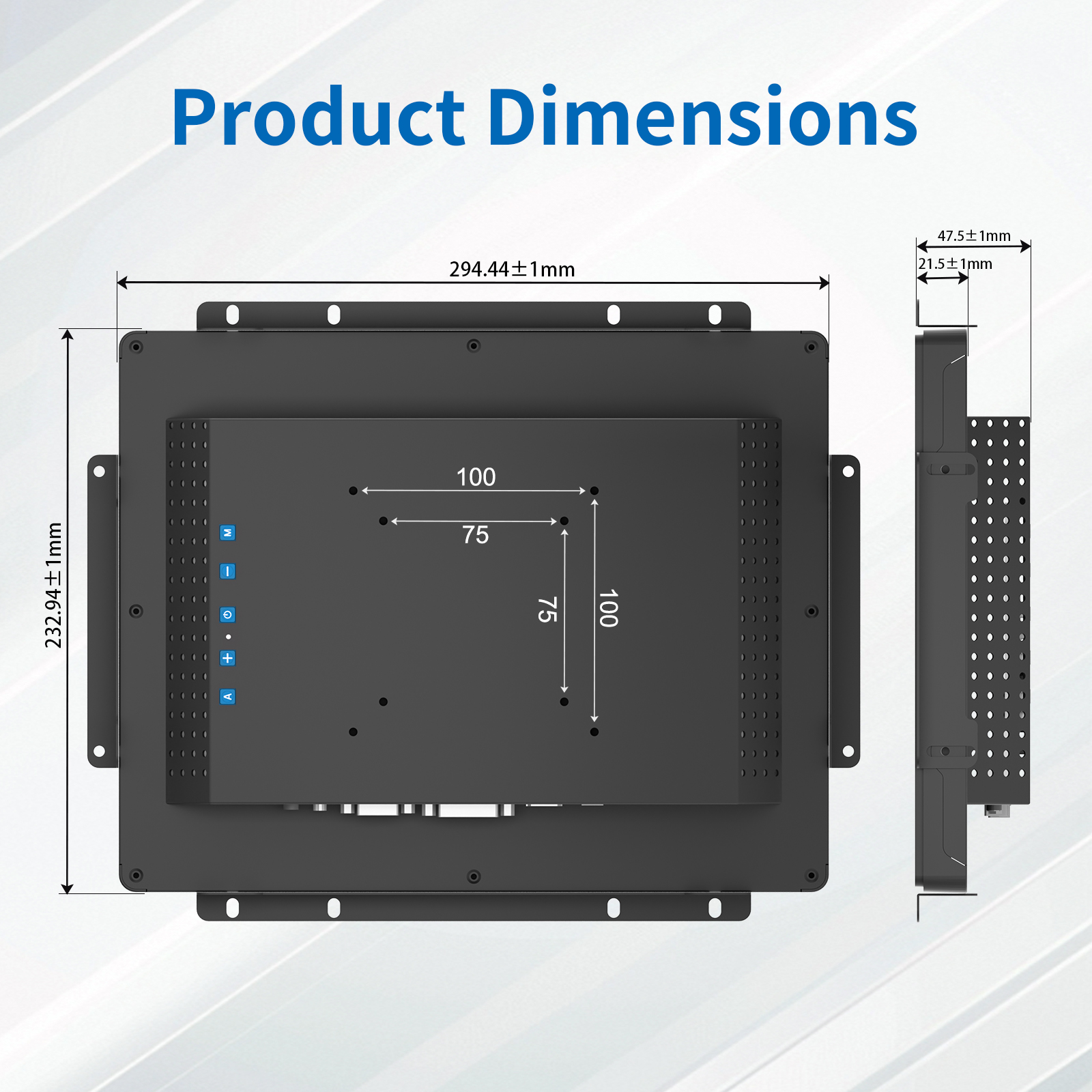 12.1" Open Frame Touch Monitor(2S Series)