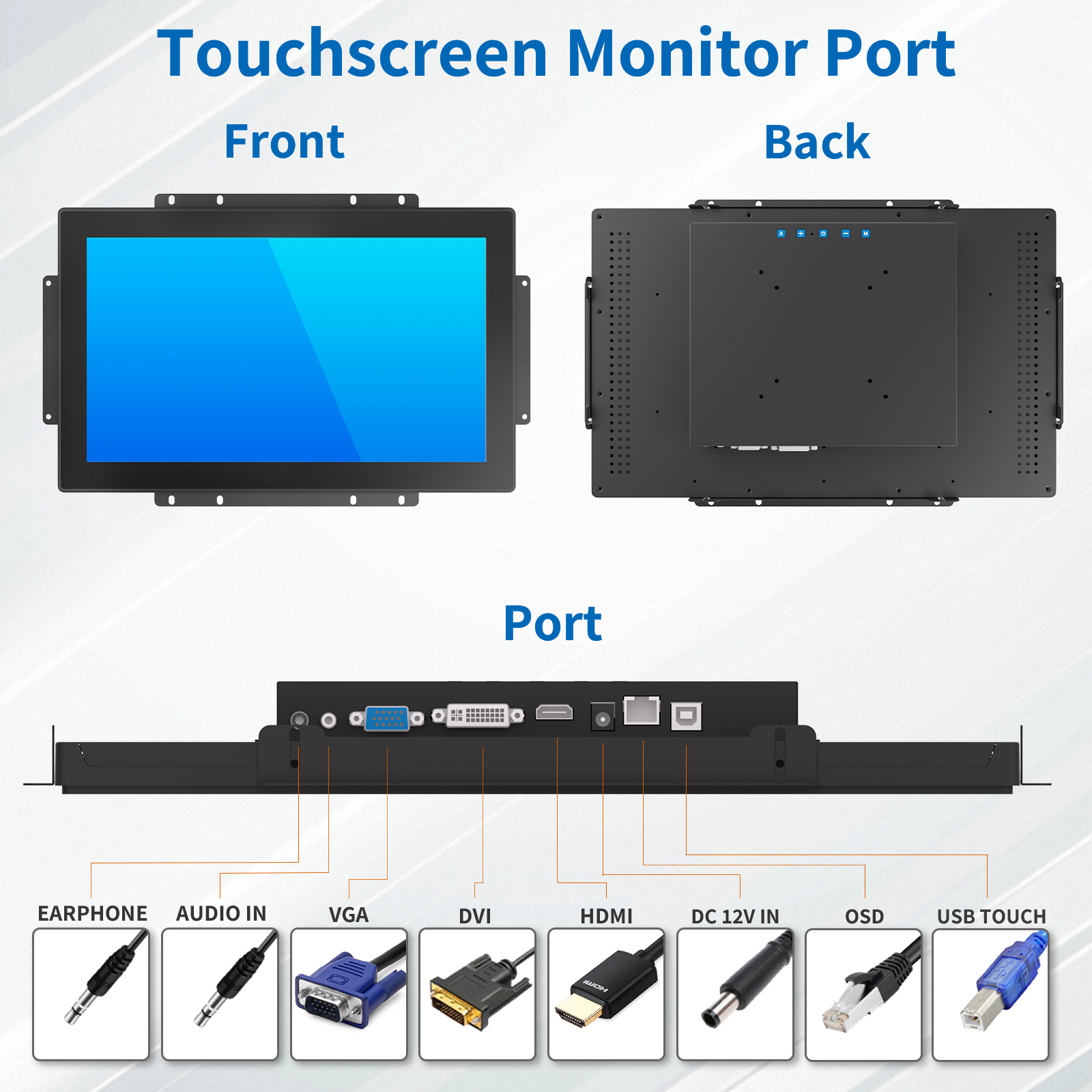 15.6" Open Frame Touch Monitor(2S Series)