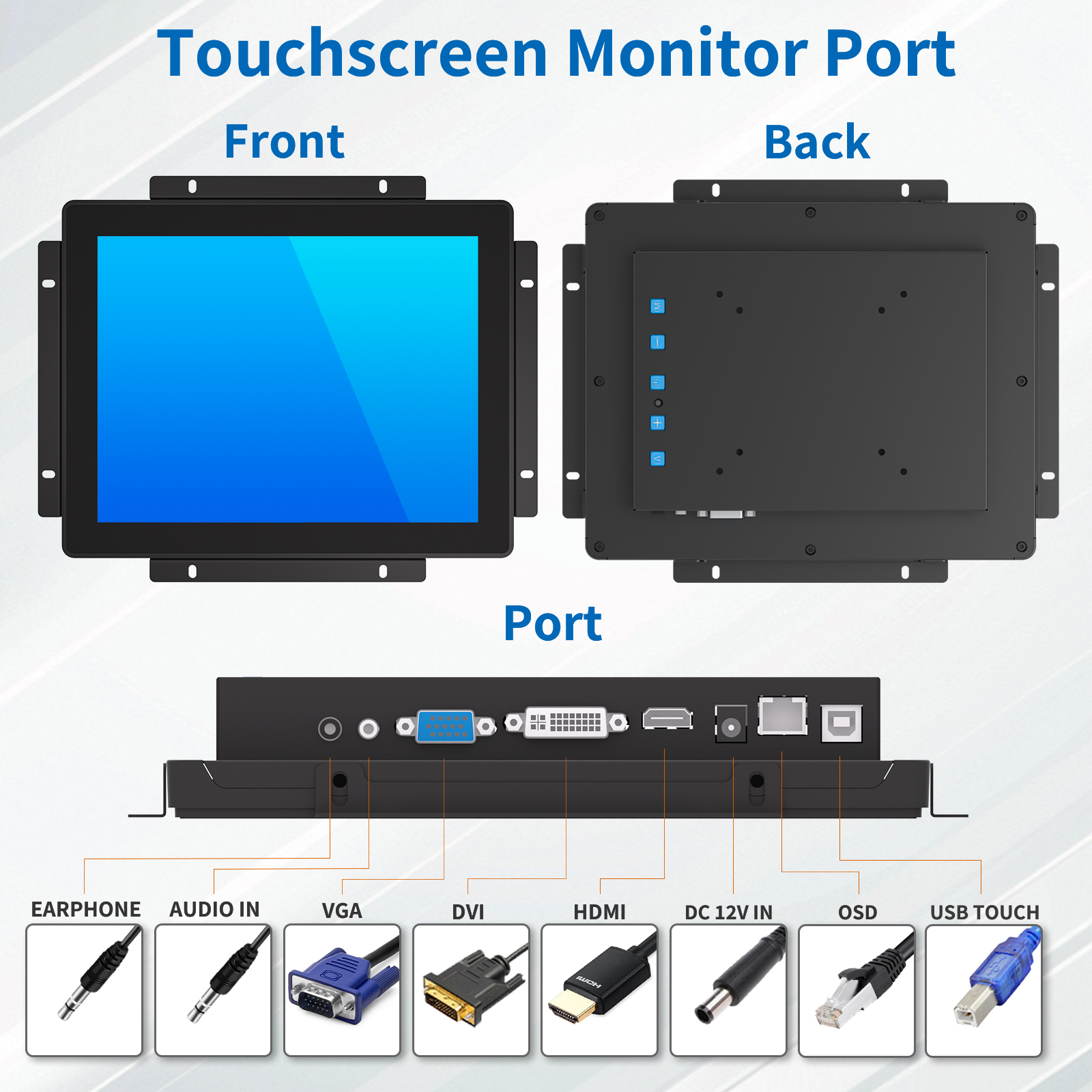 9.7" Open Frame Touch Monitor(2S Series)