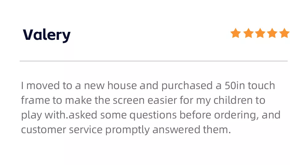 Positive feedback from overseas clients